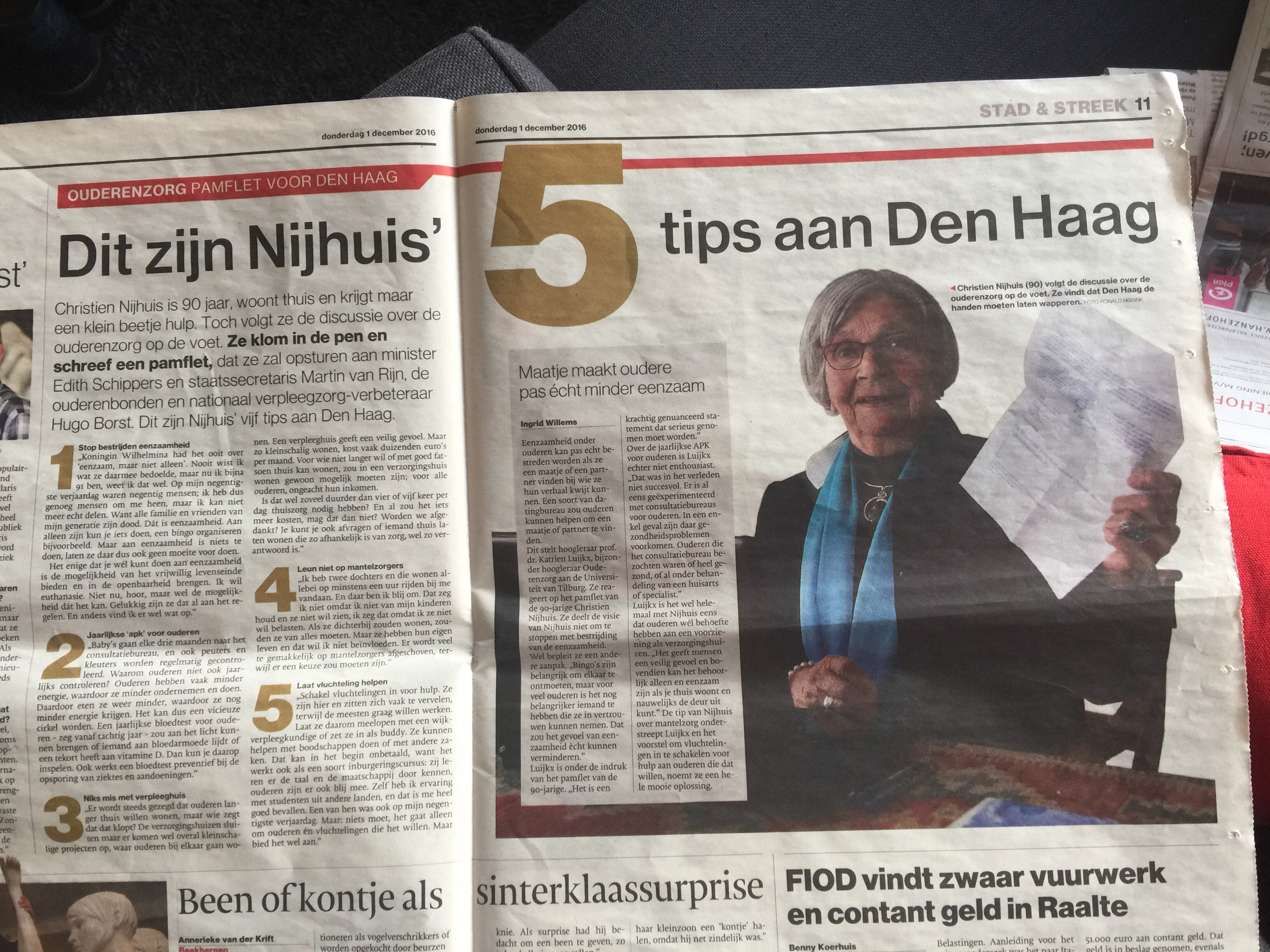 Bergenvaarder Christien Nijhuis schrijft pamflet 